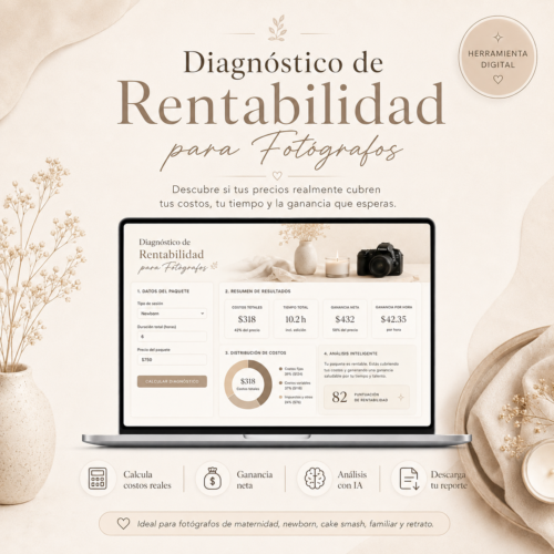 Diagnóstico de Rentabilidad para Fotógrafos