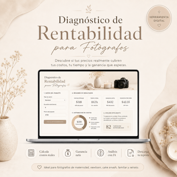 Diagnóstico de Rentabilidad para Fotógrafos