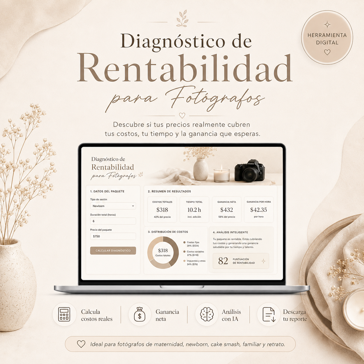 Diagnóstico de Rentabilidad para Fotógrafos: imagen 1